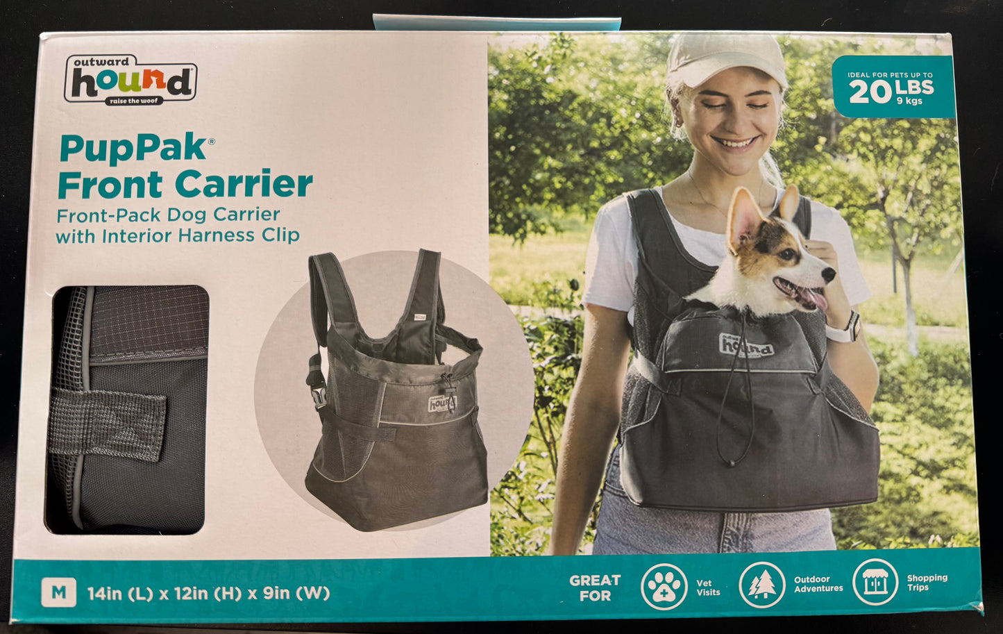K9 SPORT SACK & PupPak front carrier
