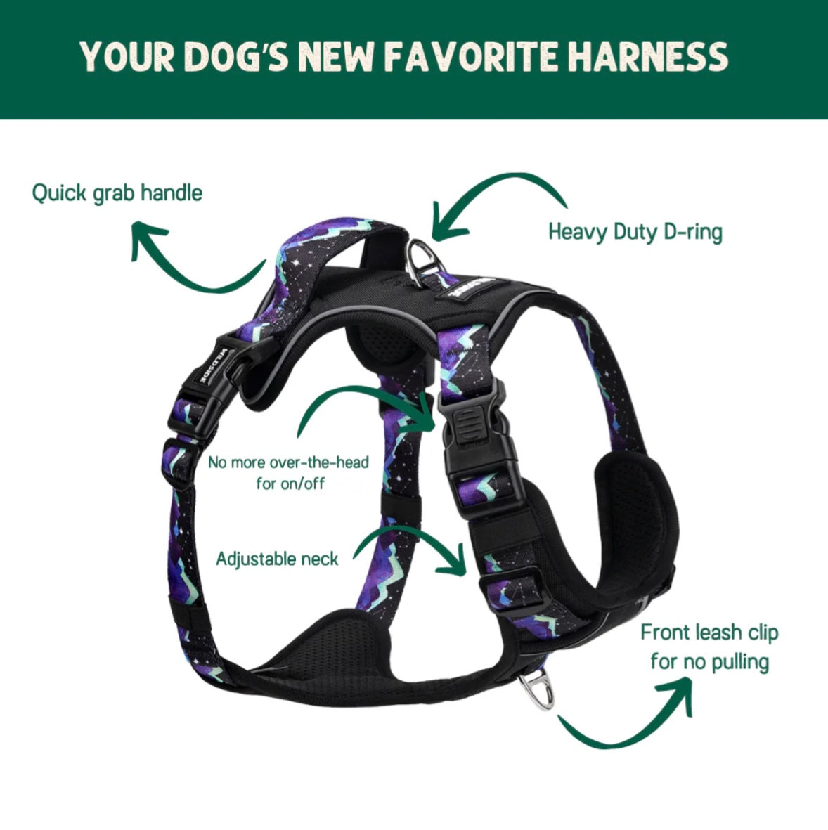 COLLARS-LEASHES-HARNESSES-BACKPACKS